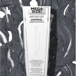 GlamGlow MEGA SIZE Supermud Clearing Treatment Mask NEW